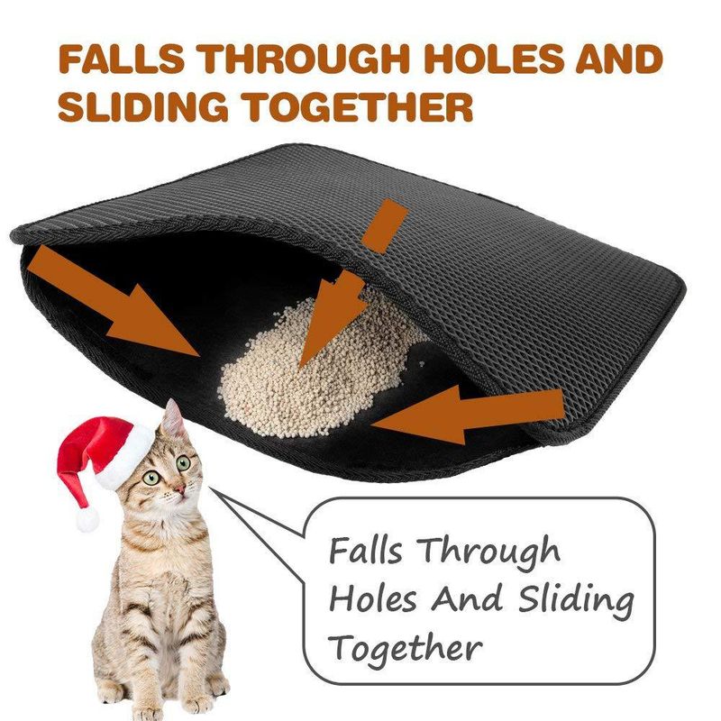 Waterproof Cat Litter Mat By PawParty Store_voghion.com
