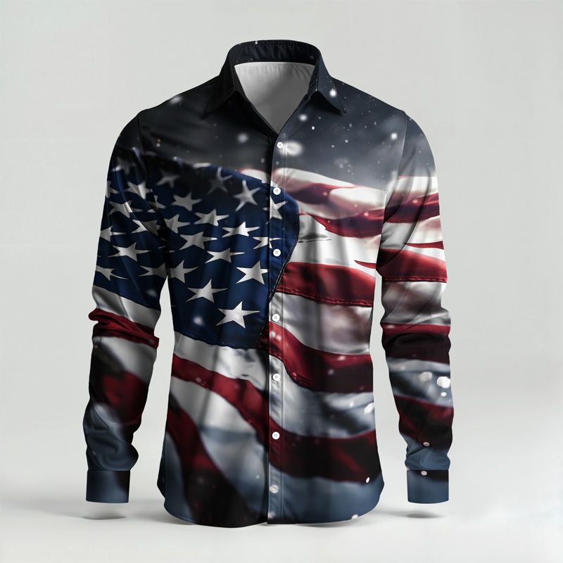 2025 Frühjahr/Sommer Herren-Hemd-Set, bedruckt, modisch, schlicht, zweiteilig, Langarm-Set für Herren, lässig, bequem, modisch_voghion.com