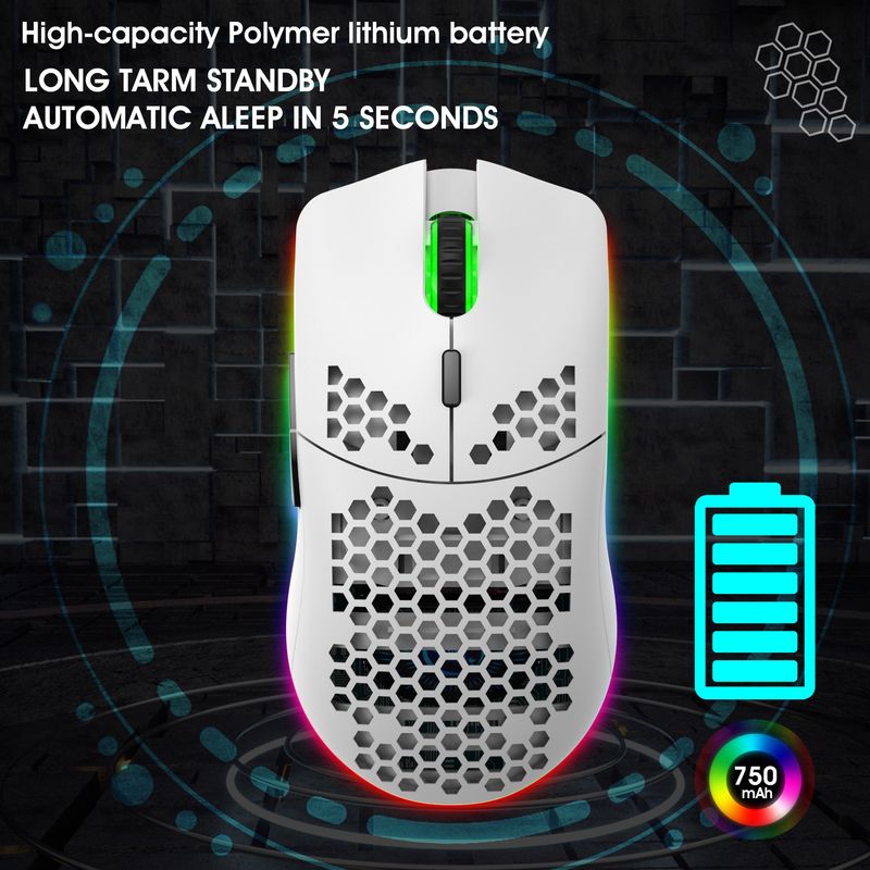 Hole RGB Glow Macro Programiranje Igralna miška 6-tipka za izklop luči Različne žične miške_voghion.com