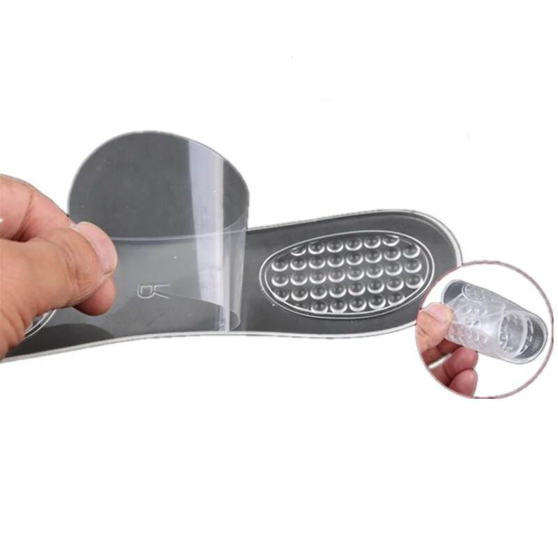 Silikon-Einlegesohle, Deodorant, Dekompression, Schmerzlinderung, Dämpfung, hochhackige Anti-Rutsch-Fußpolster, Schuhzubehör, Einlegesohlen_voghion.com