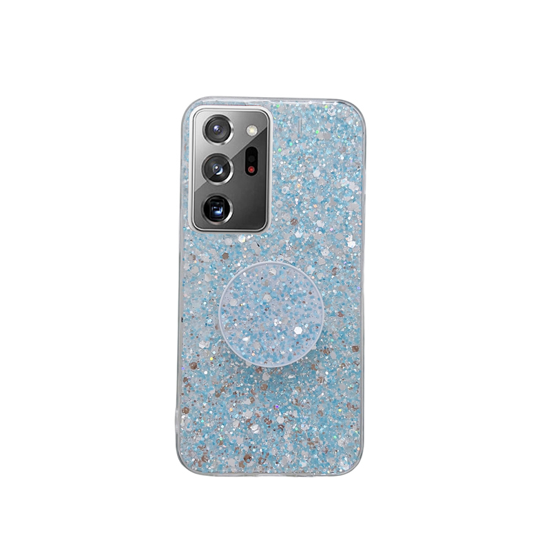 Etui na telefon z błyszczącym brokatem Gypsophila do Samsung Galaxy Note 20 Ultra 10 Plus Pro z miękkiego silikonu_voghion.com