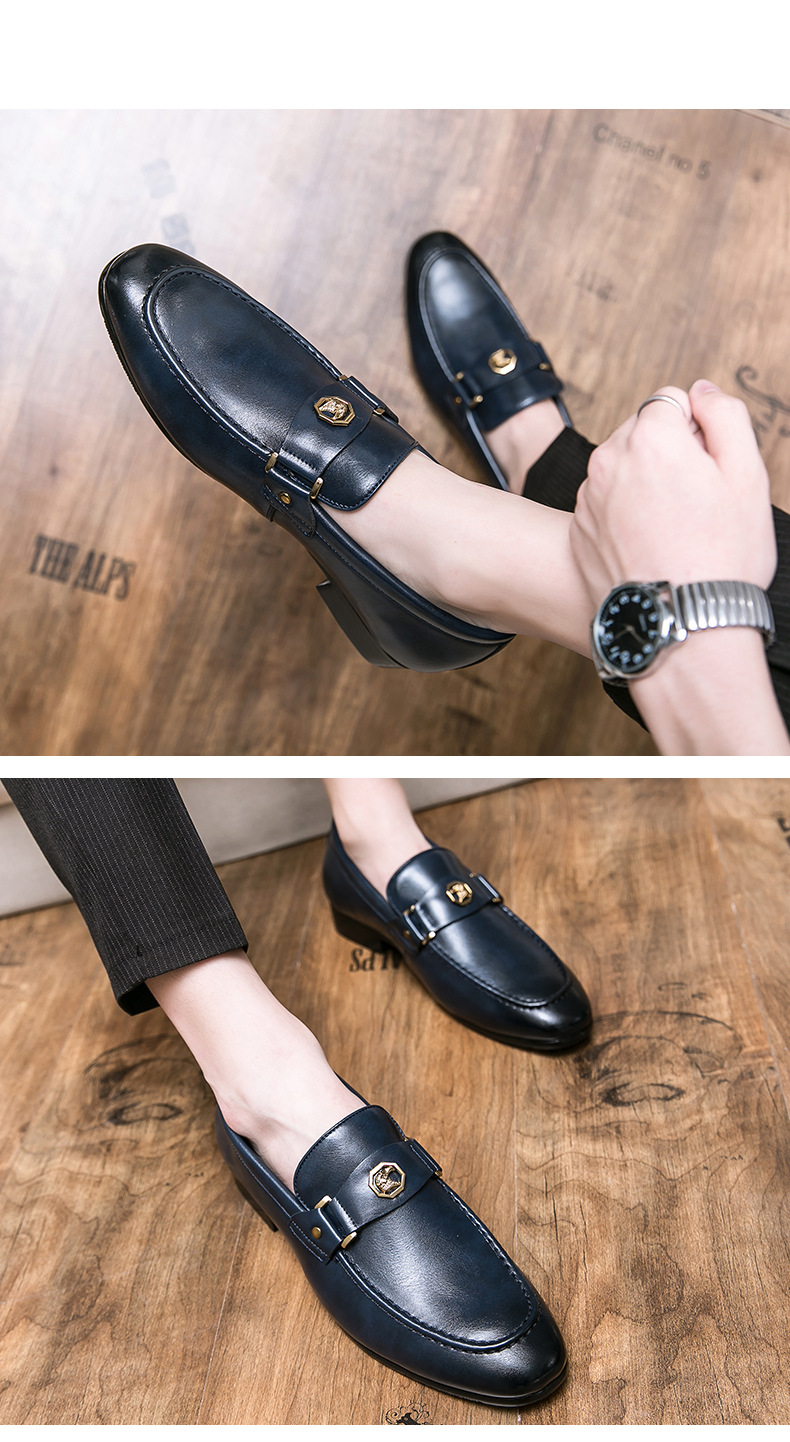 Herrenschuhe große Business-Lederschuhe, formelle Frühlingsmode, Slipper, Freizeitschuhe_voghion.com