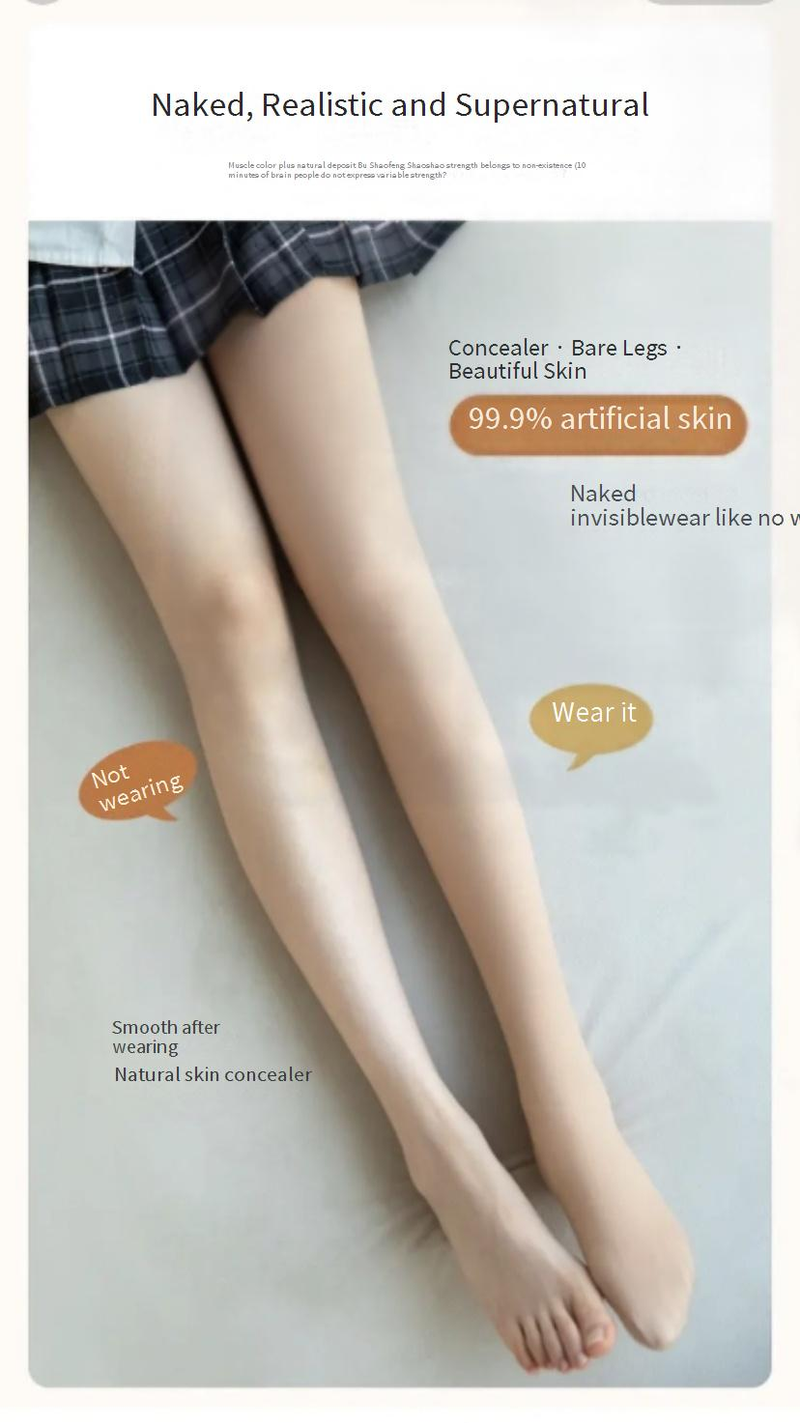 Damensocken Plus Samt Verdickte Haut Transparente Leggings Schwarze Strümpfe Stewardess Grau Nude Flesh Transparente Einteilige Hose_voghion.com