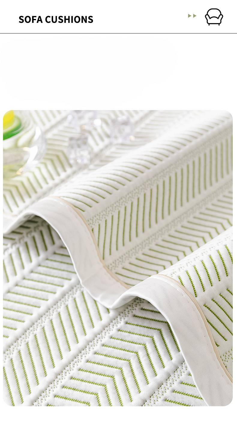 2025 Summer New Style Ice Silk Cool Bean Sofa Cushion Non Slip Simple Style Sofa Mat High Grade Sofa Cover Blanket_voghion.com