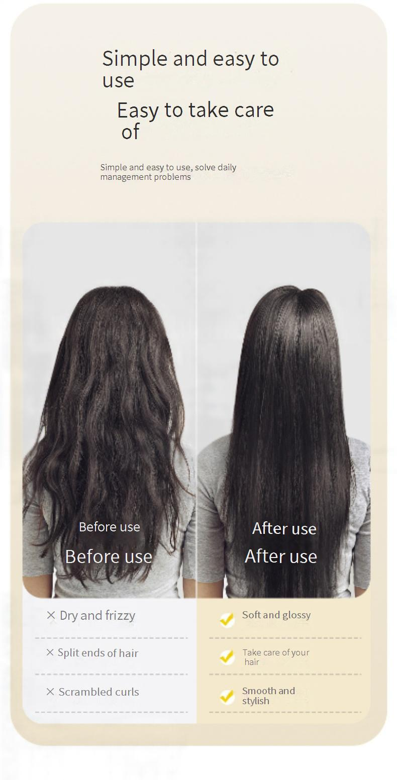 Hair Curler Straightening Comb Portable Curling Iron Negative Ion Does Not Damage Hair Long Lasting Shaping Plug In Clamp Curling Straight_voghion.com