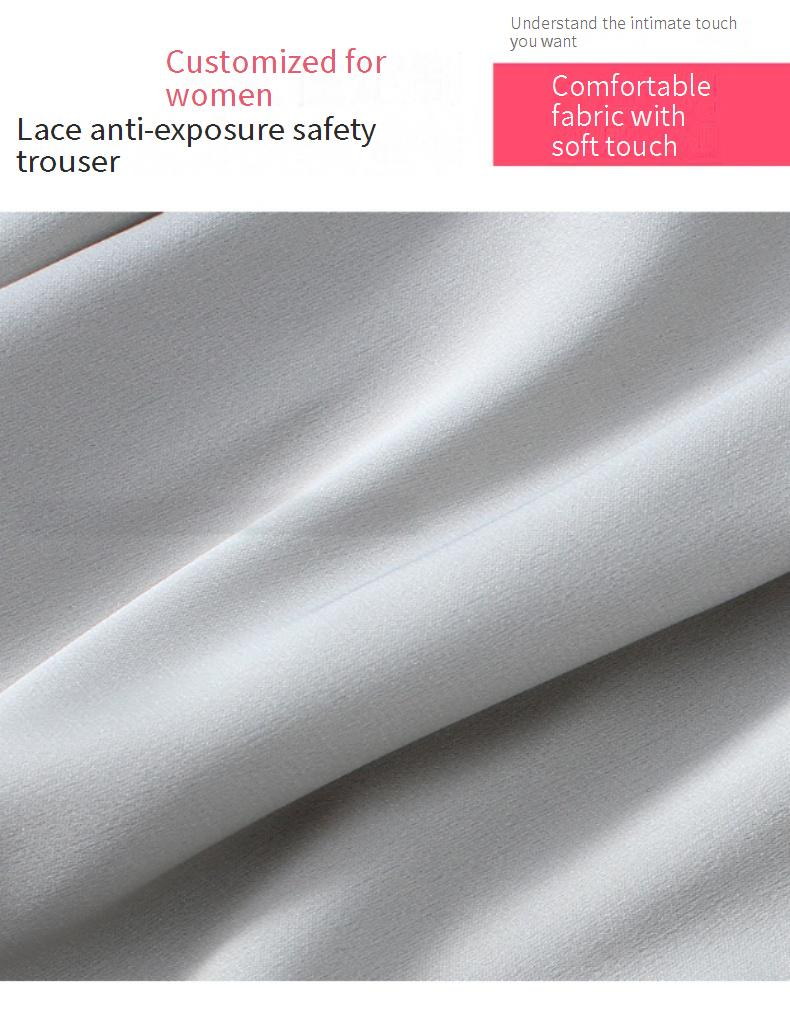 Women's Intimates Thin Lace Safety Pants To Prevent Exposure And Can Be Worn Outside Loose Large Size Pajamas High Waist Bottoming Shorts_voghion.com