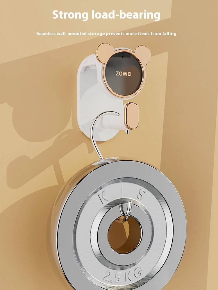 Gancio per lavabo a parete - Gancio adesivo resistente per bagno e cucina, supporto per lavabo in plastica senza foratura, elegante organizer bianco e verde_voghion.com