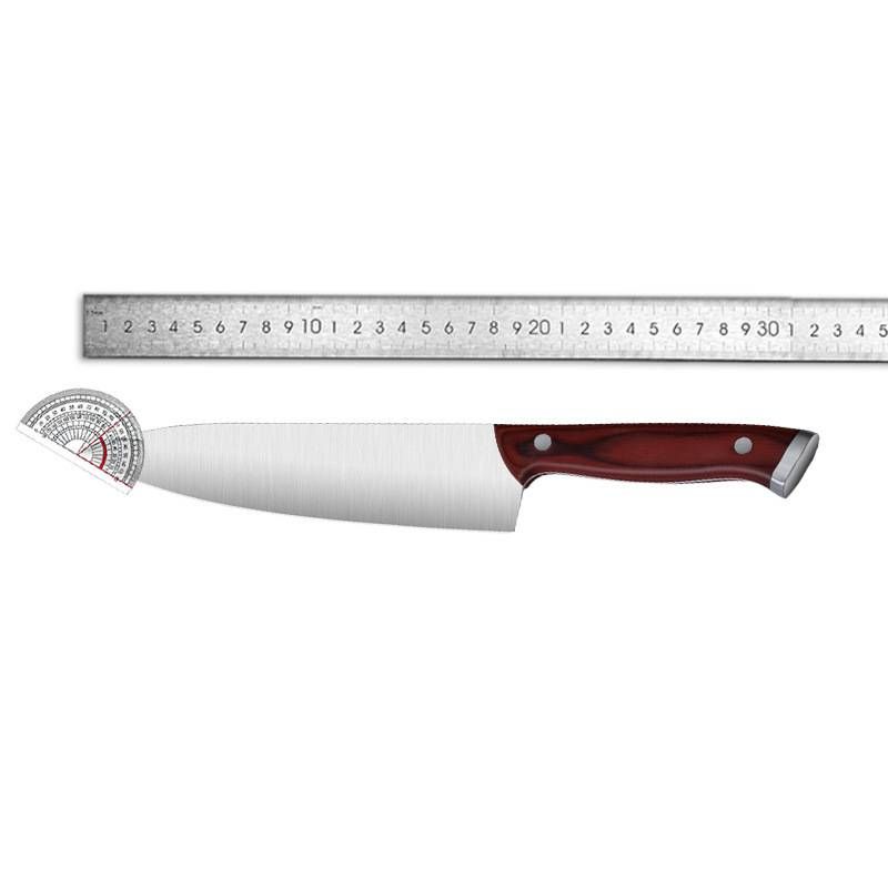 185mm Professional Chef Knife - High-Carbon Stainless Steel Blade, Anti-Slip Handle, Precision Sharpened For Home & Restaurant Use_voghion.com