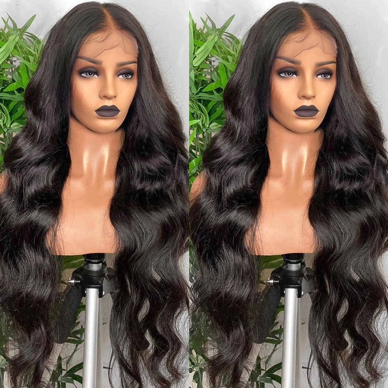 180% Dichtheid 13X4 Lace Front Menselijk Haar Pruiken Body Wave Kant Voor Pruik Voor Vrouwen Braziliaanse Remy menselijk Haar Pruik_voghion.com