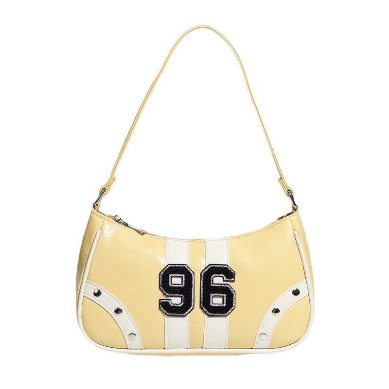 Borsa a mano con tracolla da ascella alla moda, piccola borsa quadrata da donna_voghion.com