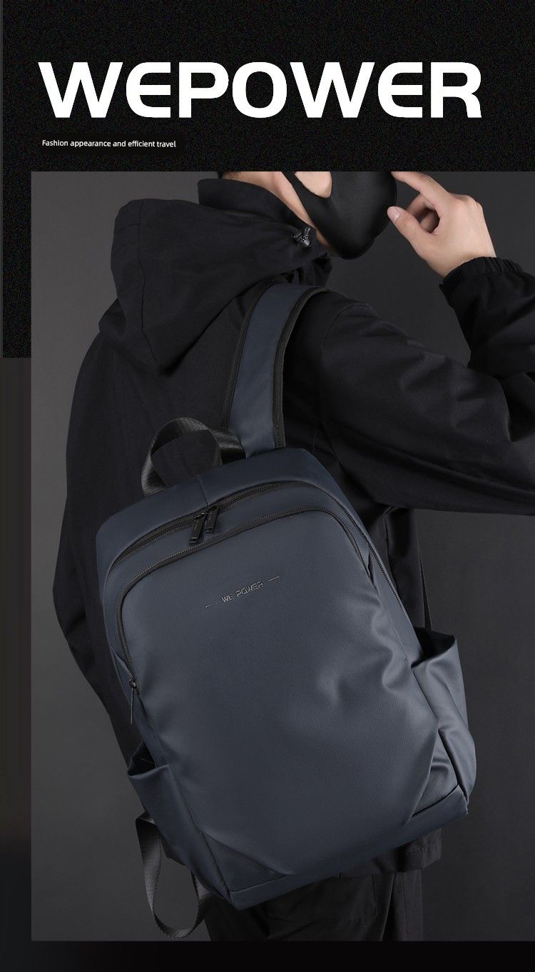 Zaino da viaggio K-style da uomo, stile minimalista, impermeabile e casual_voghion.com