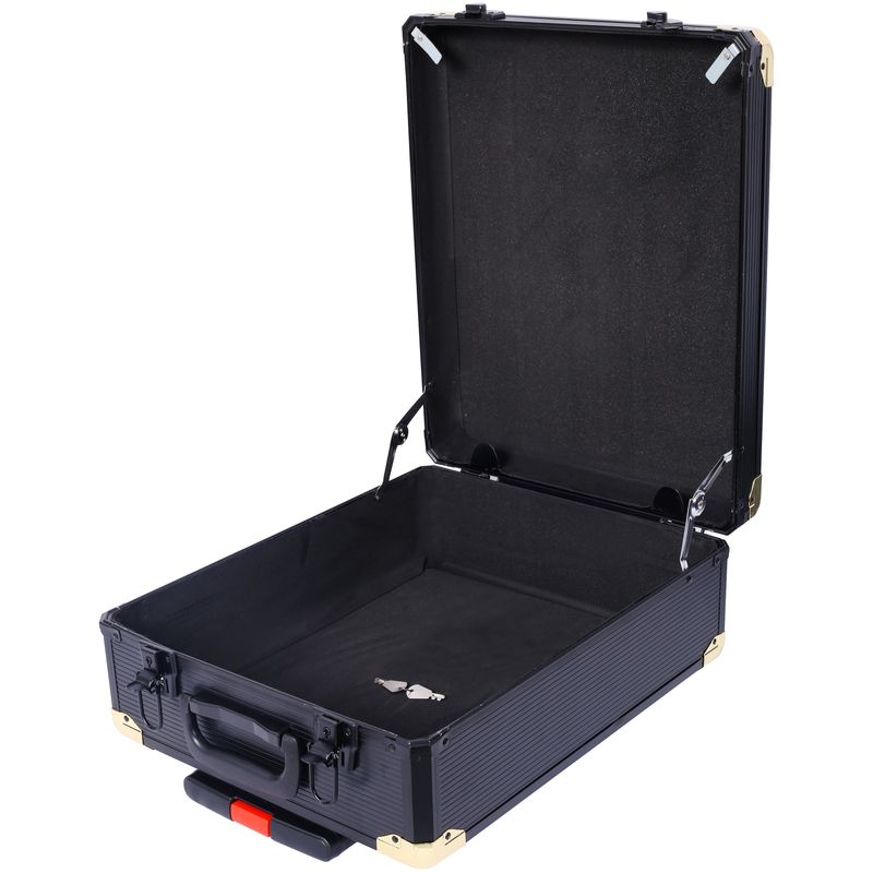 969pcs Home Repair Tool Set Kit For Men, Toolbox Storage Case With 4 Drawers, General Household Tool Kit With Rolling Tool Box, Tool Set Kit For Maintenance, Garden, Homeowner, Handyman -Black_voghion.com