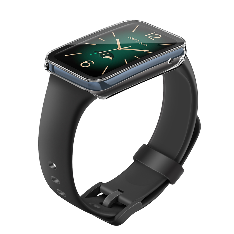 7 Pro PC Fuldt dæksel + hærdet film hårdt etui til Xiaomi Mi Band 7Pro med stropbeklædning Skærmbeskytter_voghion.com