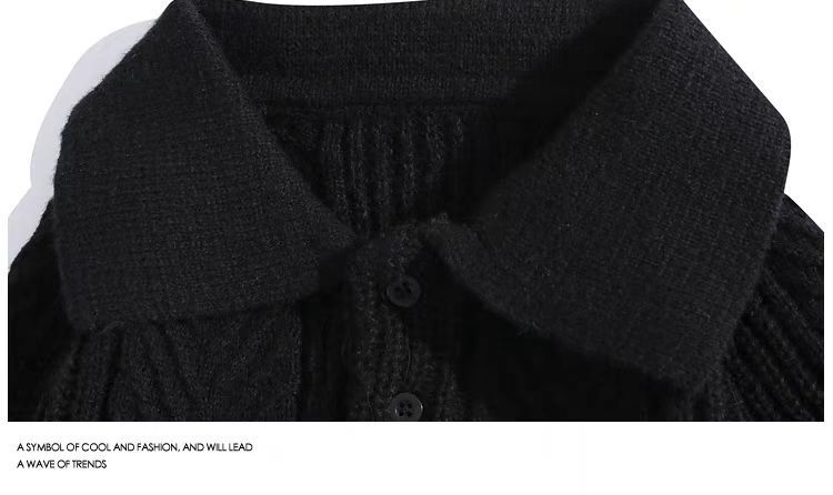 Maglione da uomo a collo alto slim fit - Pullover invernale caldo in tessuto traspirante, casual ed elegante (nero, grigio, beige)_voghion.com