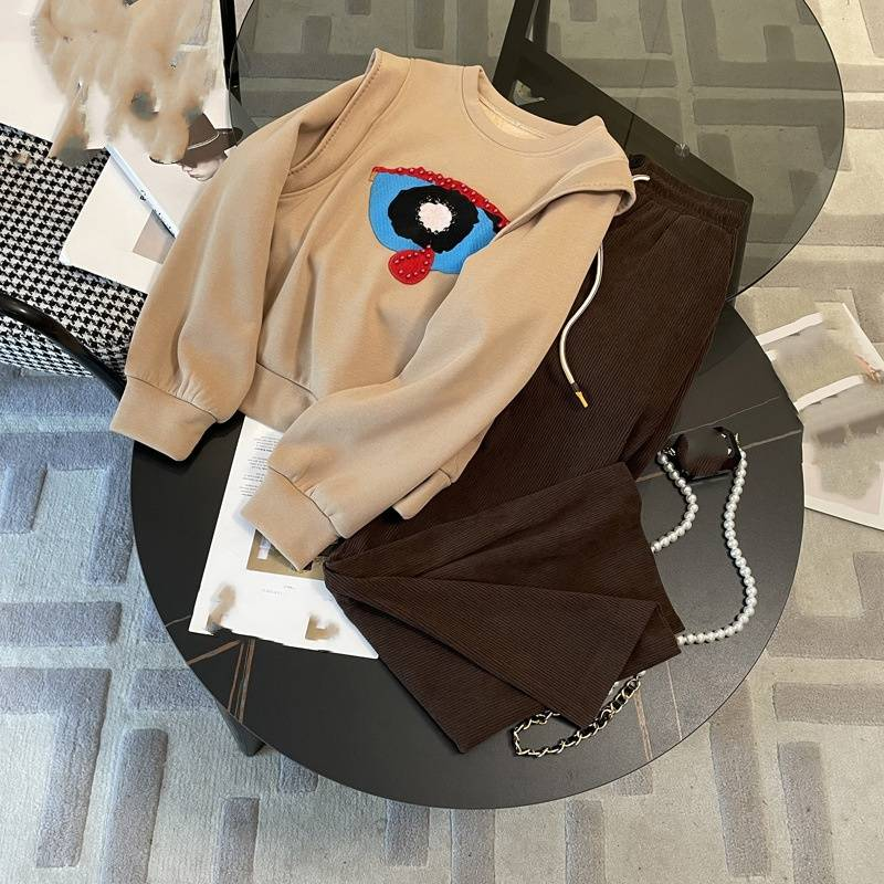 New style fashionable and stylish age-reducing high-end sweater fashionable trendy two-piece suit_voghion.com