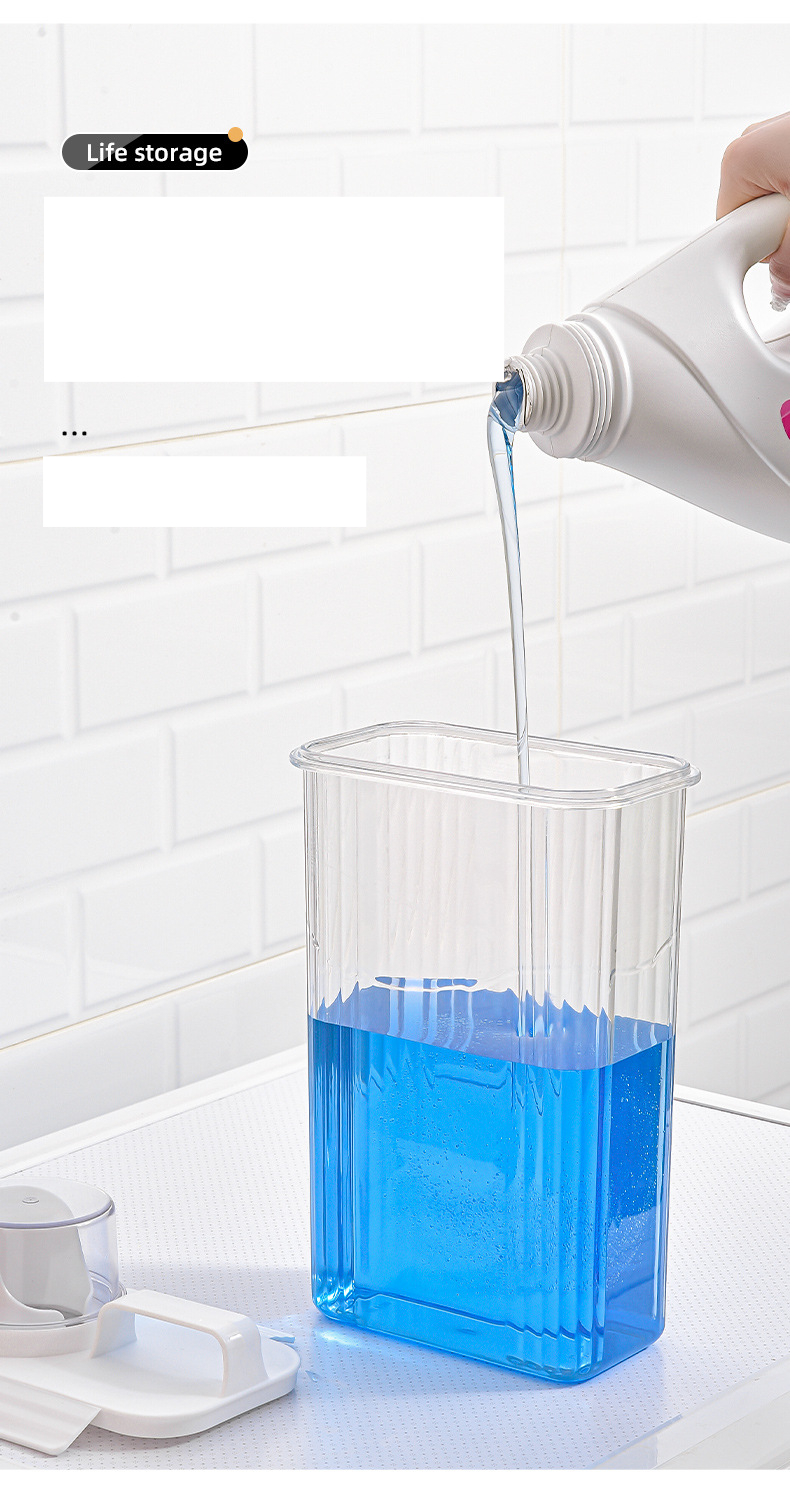Hogar y jardín Nueva botella de detergente para ropa de gran capacidad, suavizante de ropa, botella vacía, gel de ducha para baño, repuesto de recarga_voghion.com