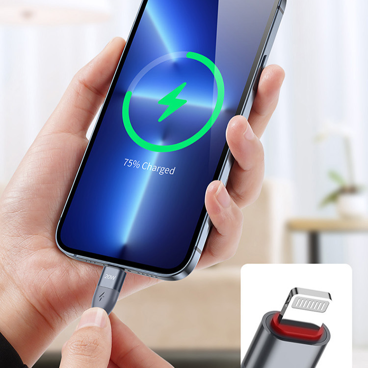 Nylon Braided PD20W Mobile Phone Fast Charging Cable Type-C Charging Cable For IPhone_voghion.com