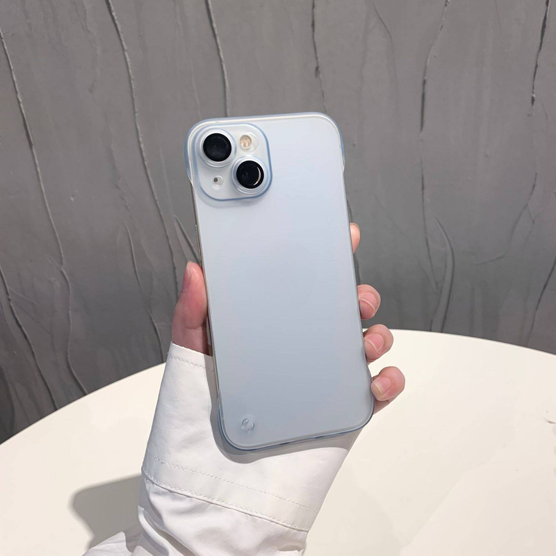 Coques et étuis pour iPhone 16, étui pour téléphone portable, film magnétique sans cadre givré, étui pour téléphone portable 12, étui au toucher peau 13_voghion.com