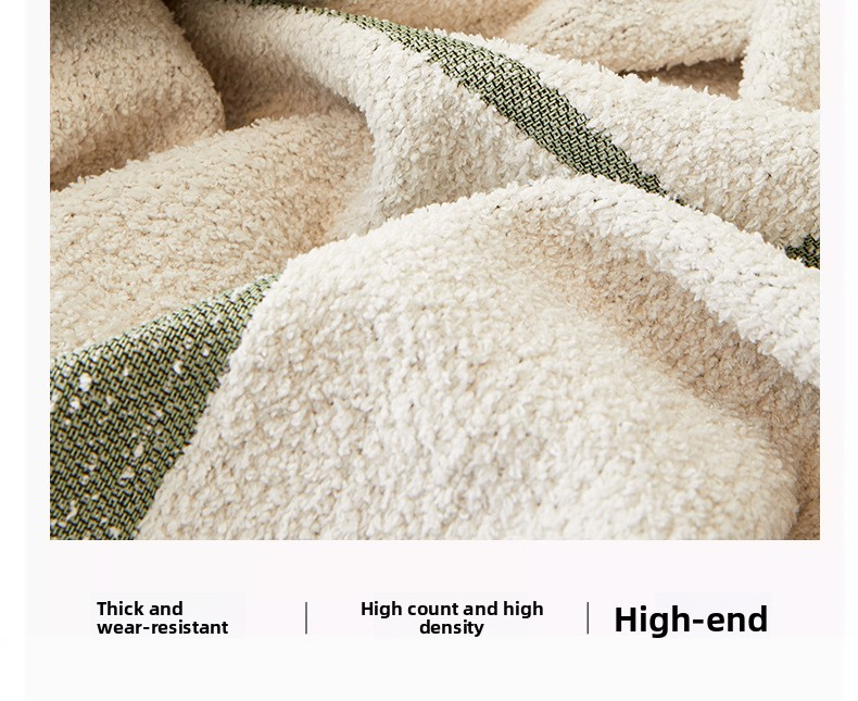 Copridivano invernale in peluche - Coperta in pile spesso e copridivano (copertura completa in un unico pezzo, ultra caldo, antiscivolo, lavabile in lavatrice)_voghion.com
