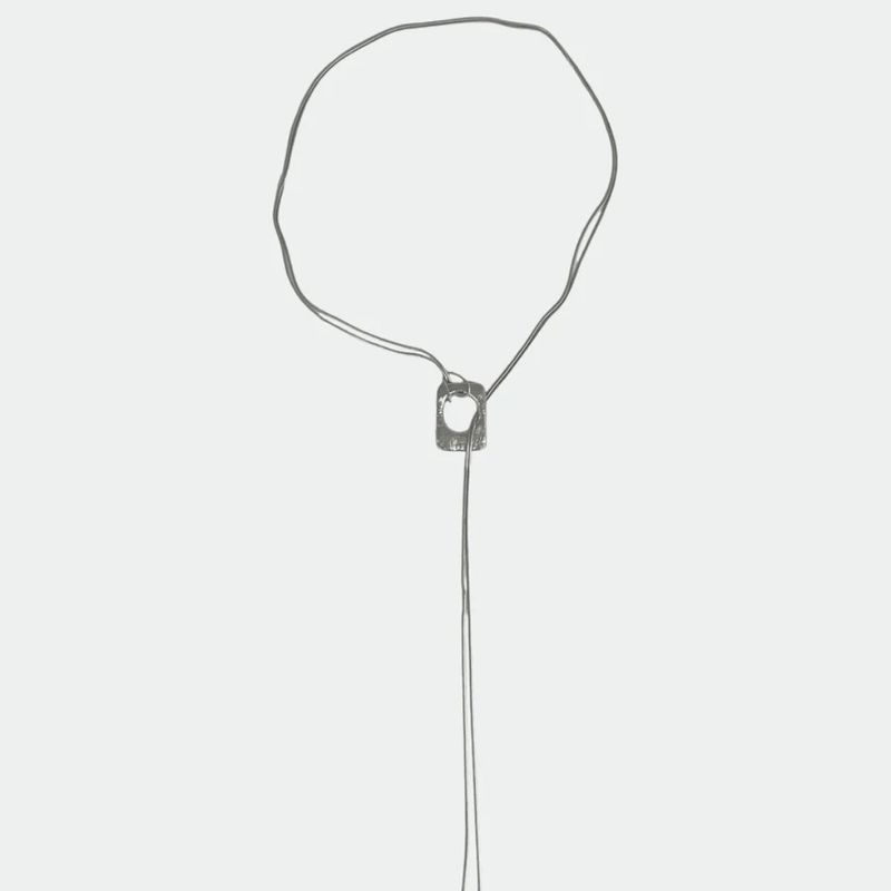 Adjustable Geometric Pendant Necklace For Women - Layered Statement Chain With Textured Detailing In Gold And Silver_voghion.com