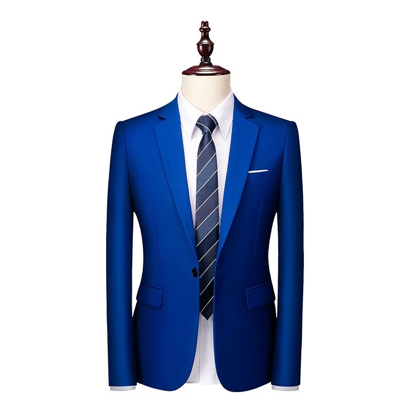 CT 2025 Spring Autumn New Men's Business Slim Fit Notched Lapel Suit Two-Piece Pocket Decoration Plus Size Tuxedo Set_voghion.com