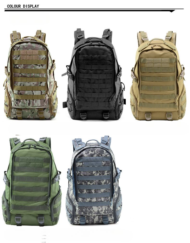 Mochila multifuncional para deportes al aire libre para hombres y mujeres, camuflaje militar, táctica, impermeable, para senderismo y acampada._voghion.com