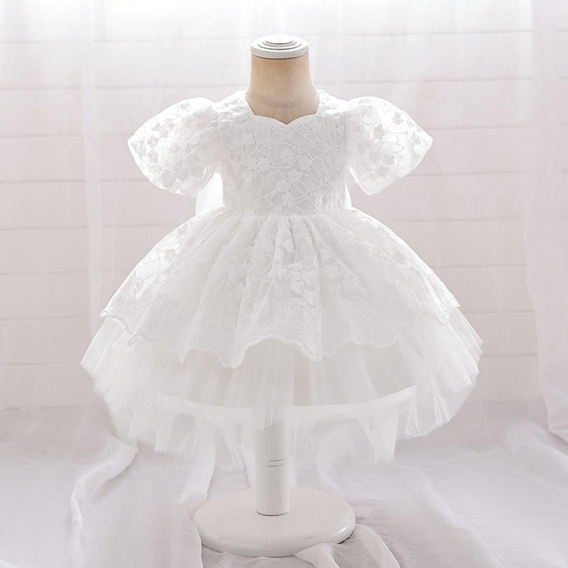Nuovo vestito per neonati e bambini, festa di compleanno, vestito da principessa, gonna tutù dolce in rete ricamata a bolle_voghion.com