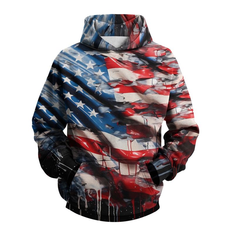 Sudadera con capucha Harajuku Forge 2025 con estampado 3D de la bandera estadounidense para hombre_voghion.com