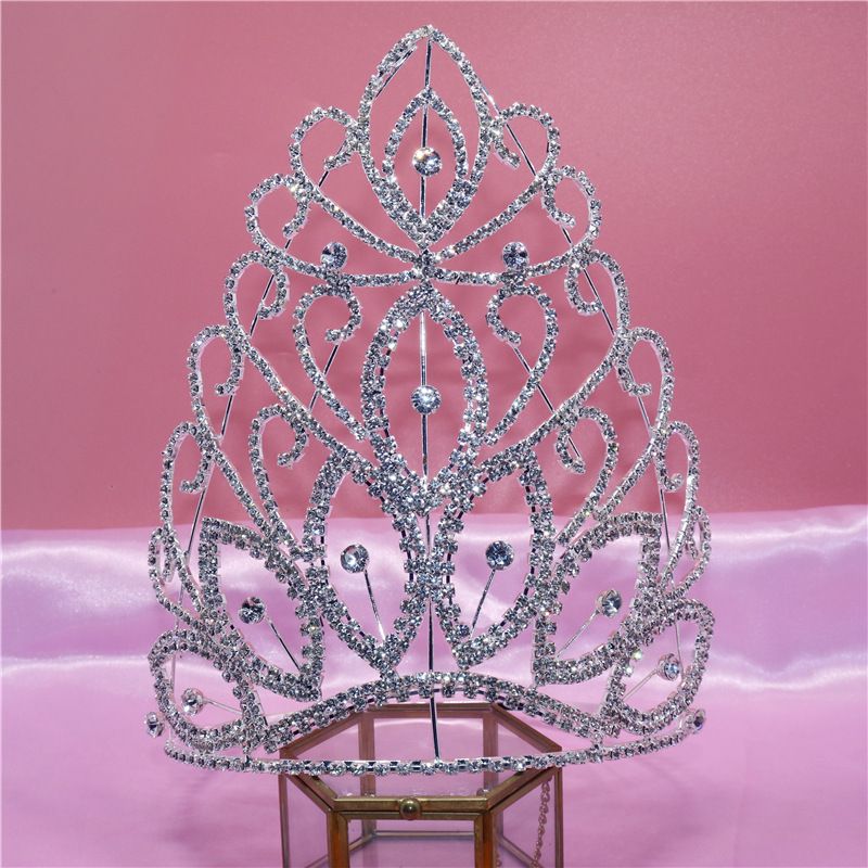 Braut Europäische Mode Exquisite Wasser Diamant Haar Zubehör Krone_voghion.com