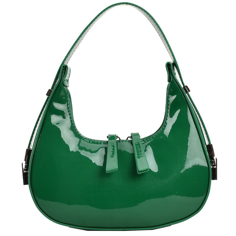Félhold alakú Vintage PU bőr kis válltáska nőknek és lányoknak Hobo kézitáska retro piros női hónalj pénztárcák táskák_voghion.com