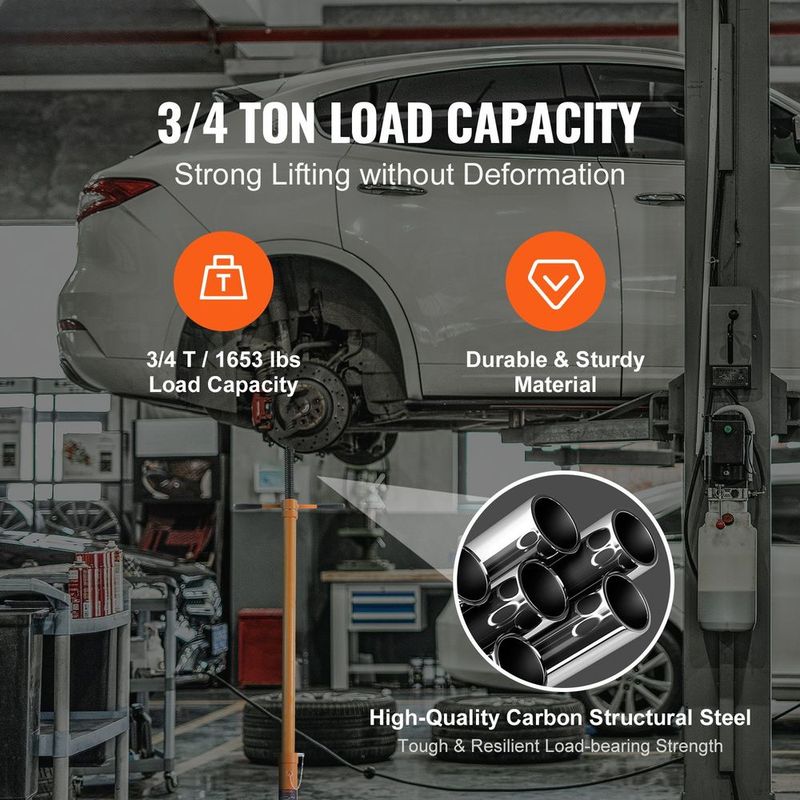 Floor Jack, Support Beam House Jack Post, Floor Lifting Joist Beam Brace For Cellar Ceiling, Range Of Adjustment Lifting From 43.3" To 70.9" - Safe Load Capacity (1653lbs)_voghion.com