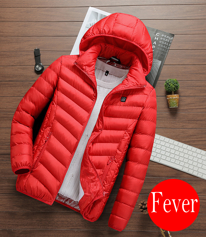 heating Cotton Coat For Men, Graphene Heating Suit, Down Cotton Jacket, Intelligent Heating, Three-level Temperature Control And Heating Cotton Coat_voghion.com