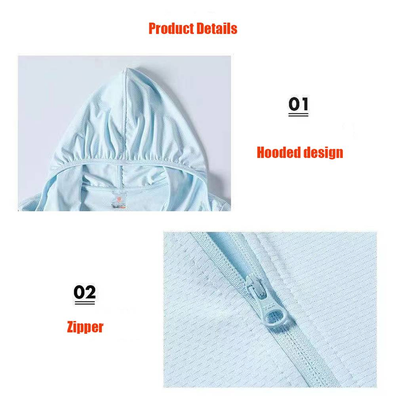 Sommer Neue Eltern-kind Sunsuit Weibliche Atmungsaktive Gestrickte Mesh Männer der Haut Mantel UV Schutz_voghion.com