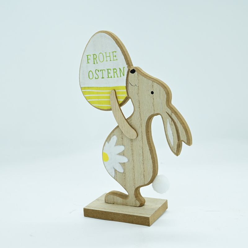 Easter Wooden Crafts Rabbit Ornaments Rabbit Nordic Home Wooden Decoration Ornaments_voghion.com