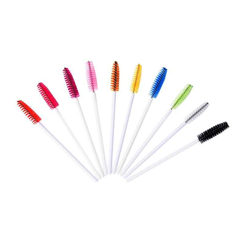 Mini pennello monouso, piegaciglia colorato, pettine per sopracciglia, strumenti di bellezza_voghion.com