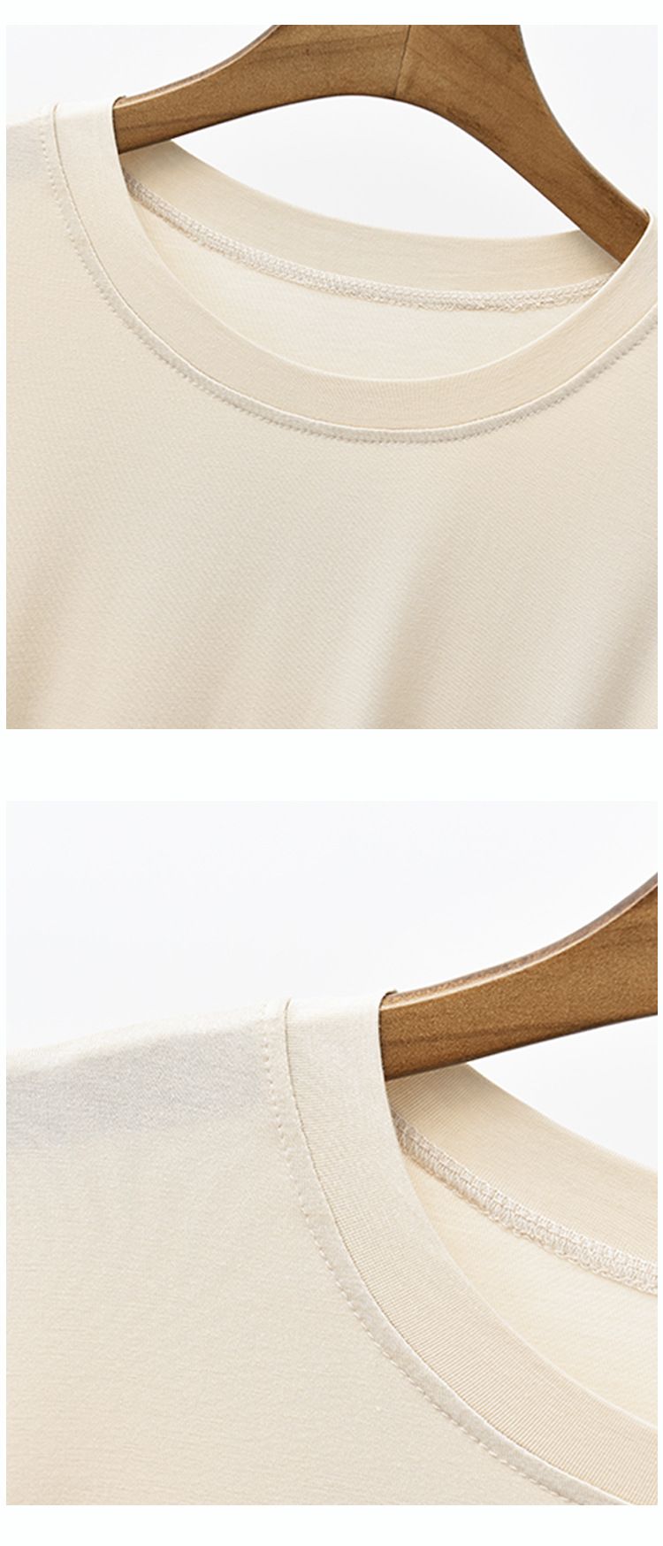 Internet-Berühmtheit für Frauen, Modal, Rundhalsausschnitt, kurze Ärmel, lange Hose mit weitem Bein, Farbblock, Homewear-Set, Pyjama_voghion.com