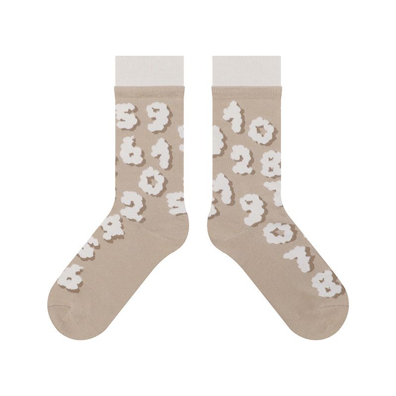 2025d DAMAHOOV Digitaler Text Persönlichkeit Kreativer Ins Trend Für Frauen Männer Paare Mittelhohe Socken_voghion.com