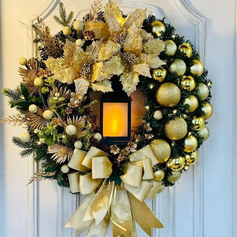 2025 Nieuwe kransdeur hangende kerstverlichting decoraties scène lay-out rekwisieten_voghion.com