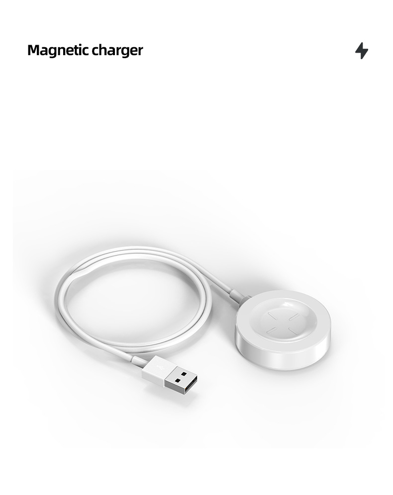 Hordozható mágneses óratöltő Huawei GT/GT2 sorozatú okosóra gyorstöltő vezeték nélküli töltő kábellel_voghion.com
