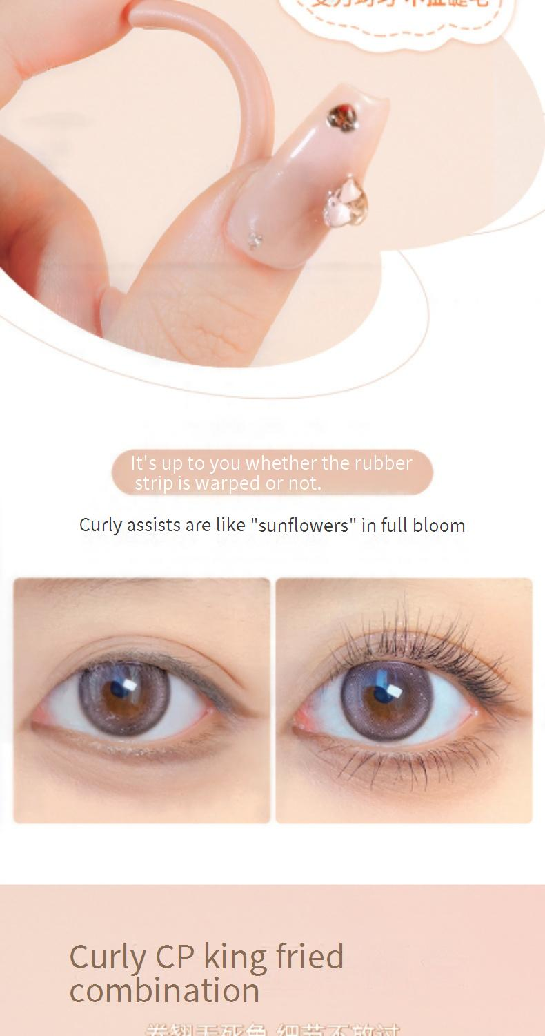 Trucco XIXI Piegaciglia Naturale con Angolo Ampio Parziale, Portatile, Facile da Usare, Senza Carne, Strumento di Bellezza per Studenti_voghion.com