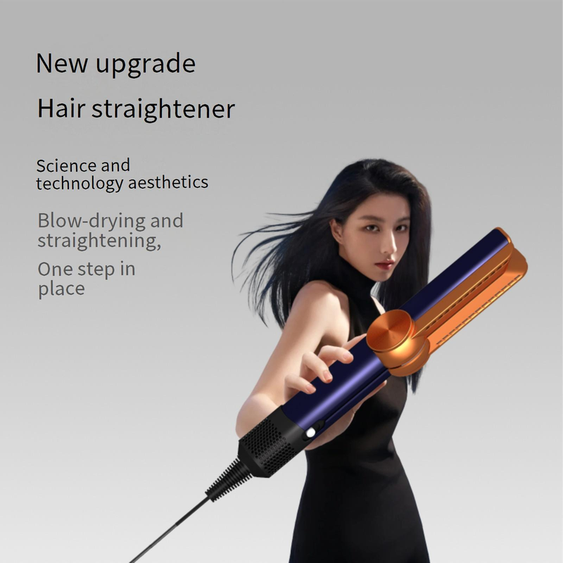 Ionic Hair Straightener & Curling Iron - Dual Voltage Styler For Wet/Dry Hair No Heat Damage & Frizz Control_voghion.com