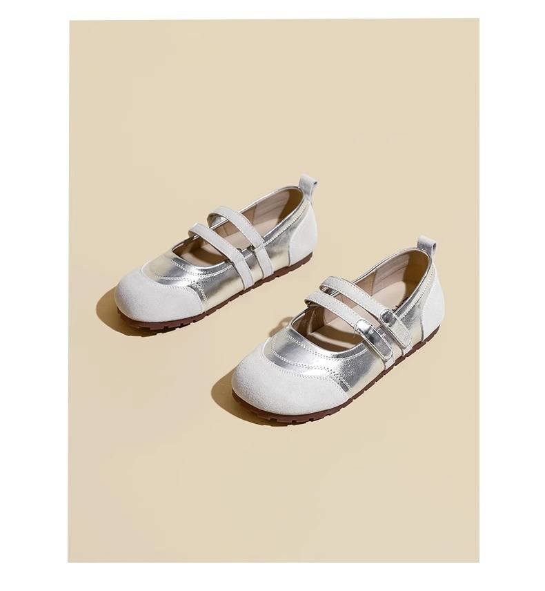 Scarpe singole piatte retrò per donna 2025 Scarpe casual estive Mary Jane_voghion.com