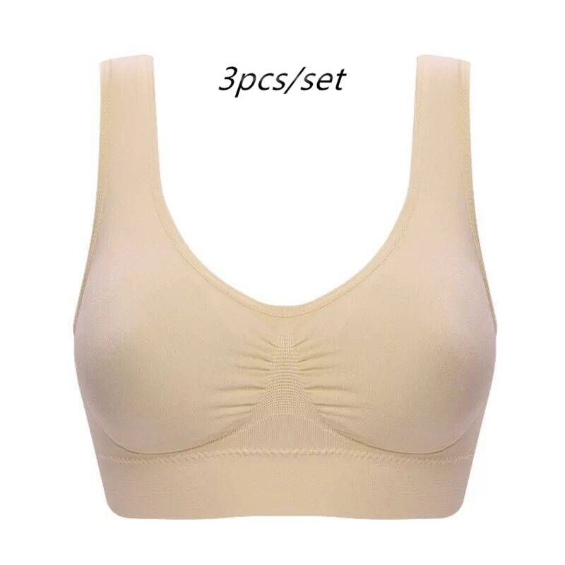 Reggiseno solido senza cuciture Reggiseni senza fili Reggiseni push up Bralette Top Intimo da donna Intimo femminile Reggiseni senza fili Taglie forti_voghion.com