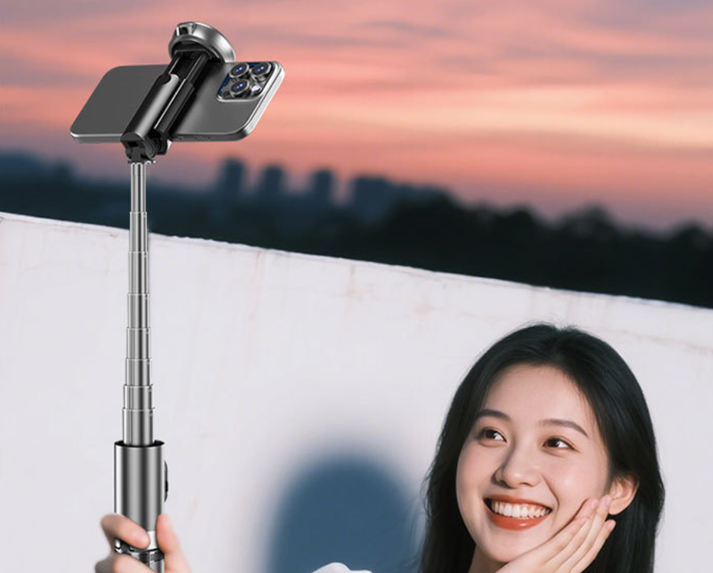 New Lost Pole Bluetooth Selfie Pole Mobile Selfie Pole Live Selfie Camera Tripod Stand Selfie Camera_voghion.com