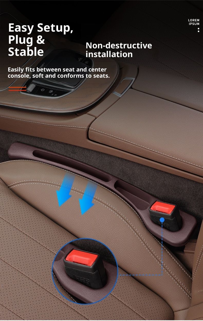 Xiaodeng Xiaodeng Zhongheng Gap Filler Accessori Interni Bordo Sedile Auto Striscia Anti-Perdite_voghion.com