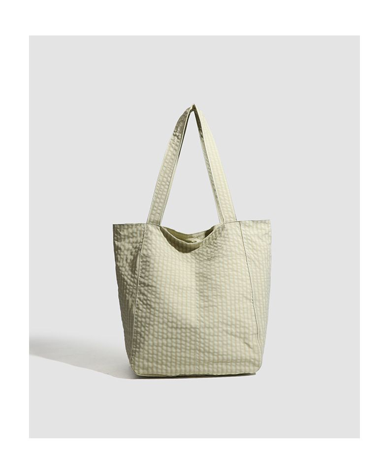 2025 New Pleated Nylon Fabric Class Handbag, Large Capacity Lazy Style Ladies Casual Shoulder Bag_voghion.com