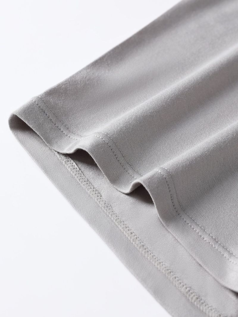 Men's Underwear Long Underwear Mid Waist Black Boys' Pants Students Youth Sports Leisure_voghion.com