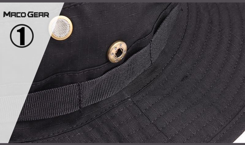 New Arrivals Breathable Tactical Fishing Sun Hat Summer Camouflage Adjustable Bucket Hats Hiking Boonies Hunting Sports Windproof_voghion.com