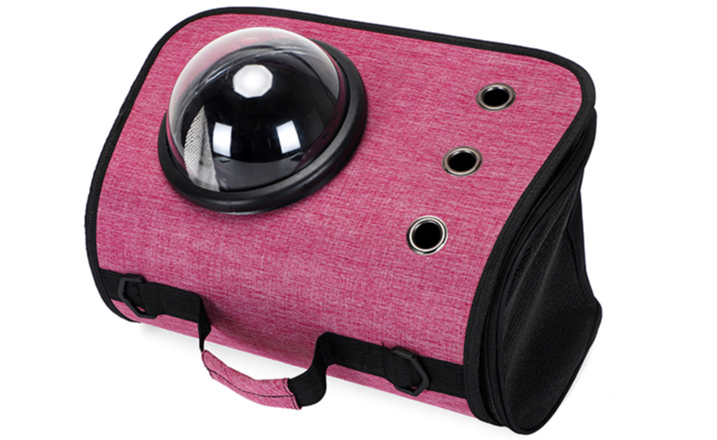 Cat bag new folding portable space capsule pet bag Oxford cloth go out portable breathable and comfortable Cat backpack_voghion.com