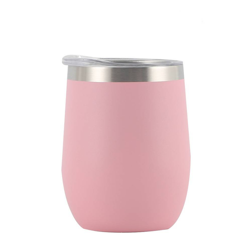 Swig Eggshell Cup Kaksikerroksinen ruostumattomasta teräksestä valmistettu eristekuppi 12 unssia punaviiniä Big Belly U -muotoinen vesikuppi tyhjiömunakuppi_voghion.com
